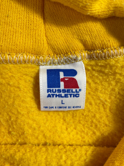 90's RUSSELL x MICHIGAN Size L Vintage College Hoodie Sweat-Shirt / E7094S