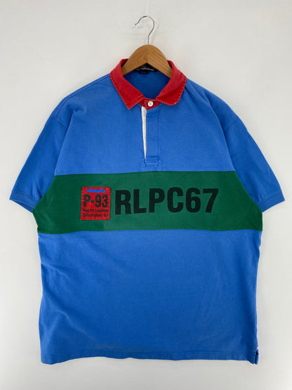 90's POLO RALPH LAUREN Size L Vintage Rugby-Shirt / E9158R
