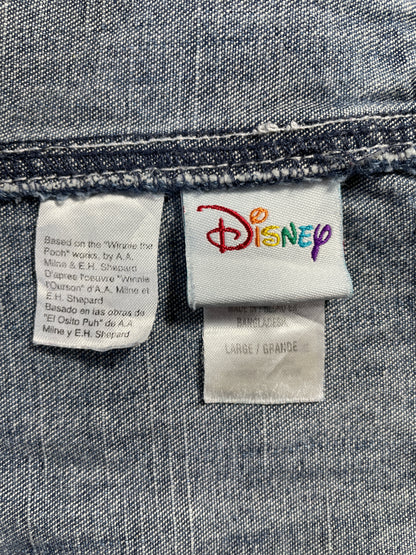 .Vintage DISNEY EEYORE Size L Denim Overall / F205P