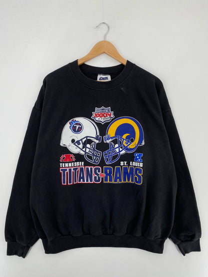2000 TENNESSEE TITANS x ST. LOUIS RAMS Size XL Vintage NFL Sweat shirt / F1619S