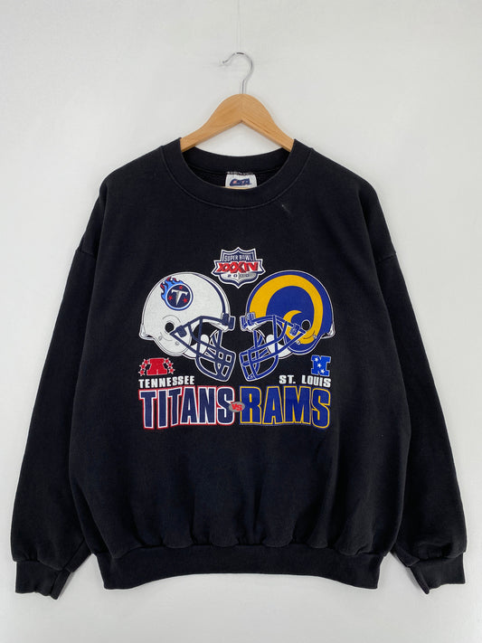 2000 TENNESSEE TITANS x ST. LOUIS RAMS Size XL Vintage NFL Sweat shirt / F1619S