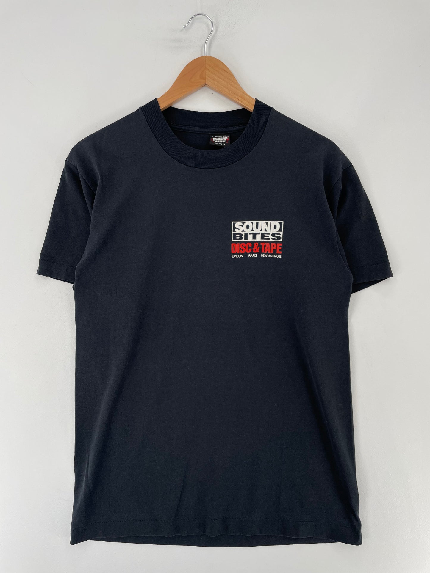 90's SOUND BITES Made in USA Size L Vintage T-Shirt / E8614T