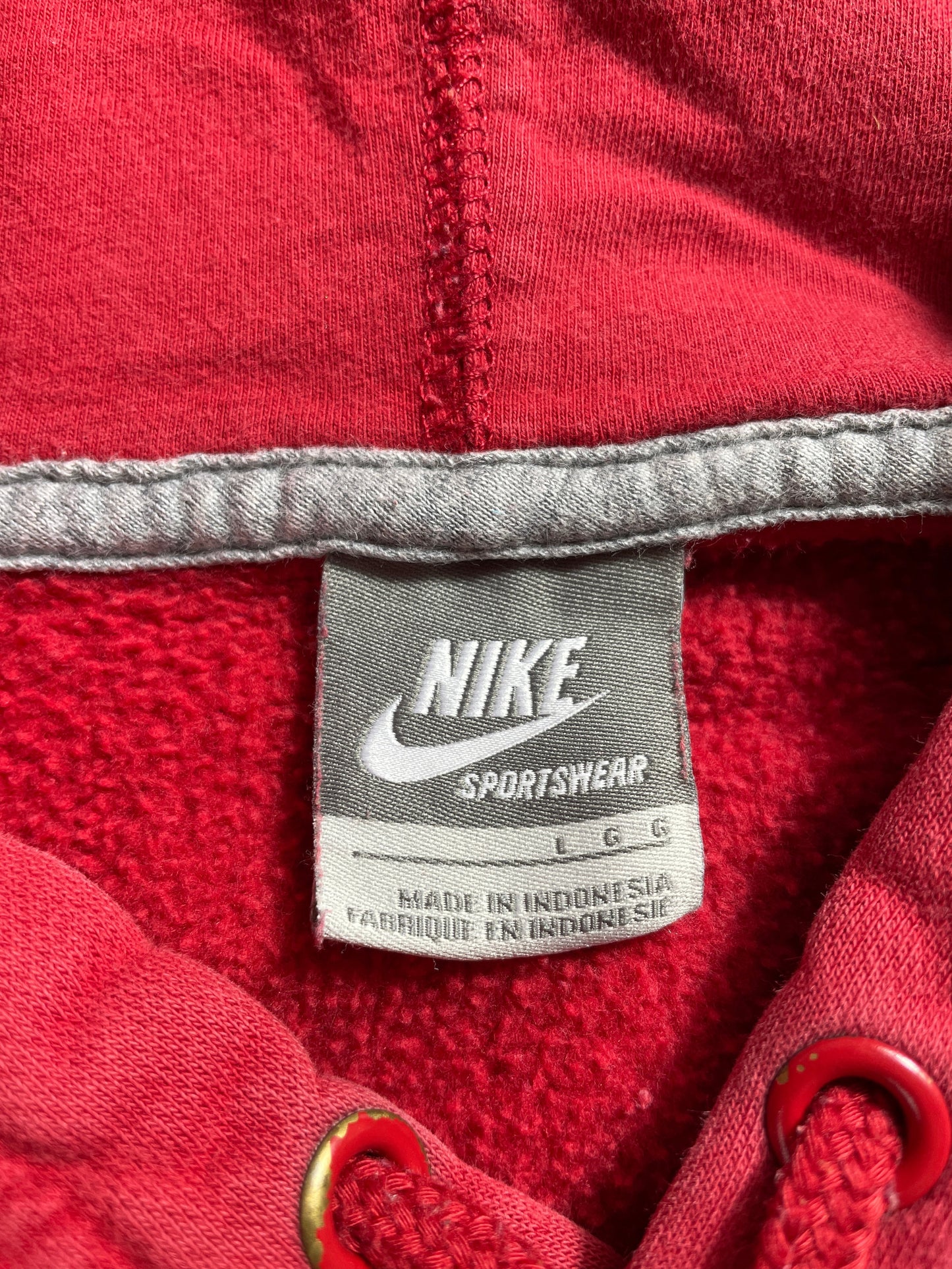 00' NIKE Size L Vintage Hoodie Sweat-Shirt / F3064S