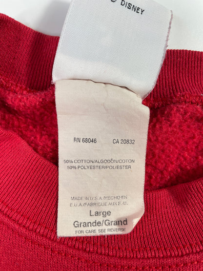 90's DISNEY MICKEY AND FRIENDS Made in USA Size L Vintage Sweat-shirt / G4718S