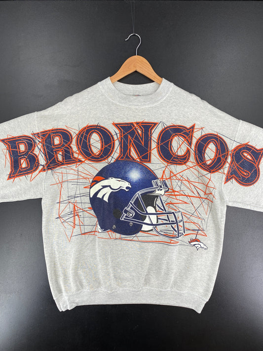 90’s DENVER BRONCOS Size XL Vintage NFL Sweat Shirt / F8348S