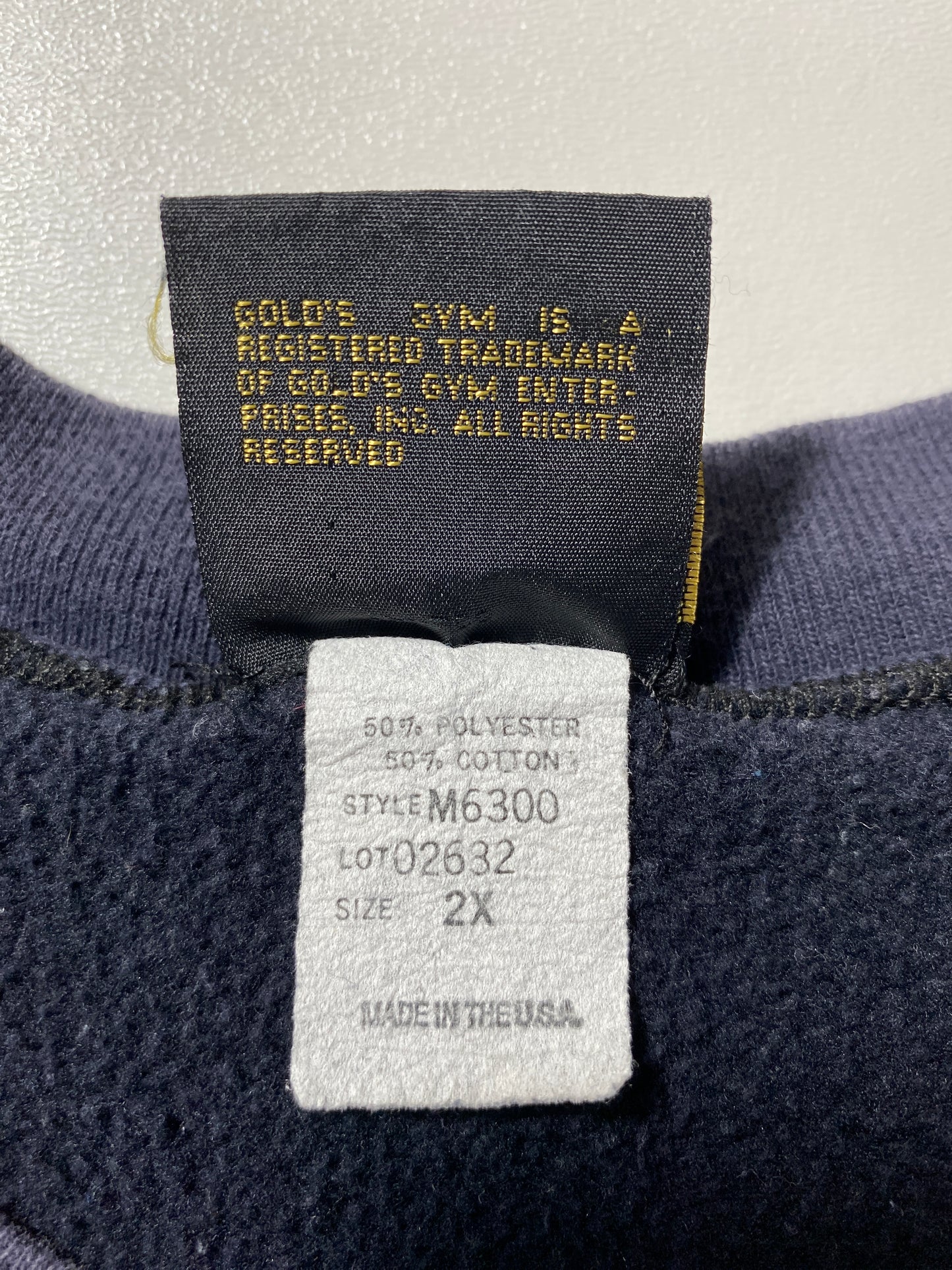 90's GOLD GYM VENICE CALIFORNIA Made in USA Size XXL Vintage Sweat-shirt / F356S