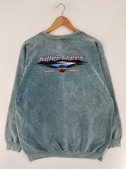 1999 HARLEY-DAVIDSON Size Approx L Vintage Sweat-Shirt / E7653S