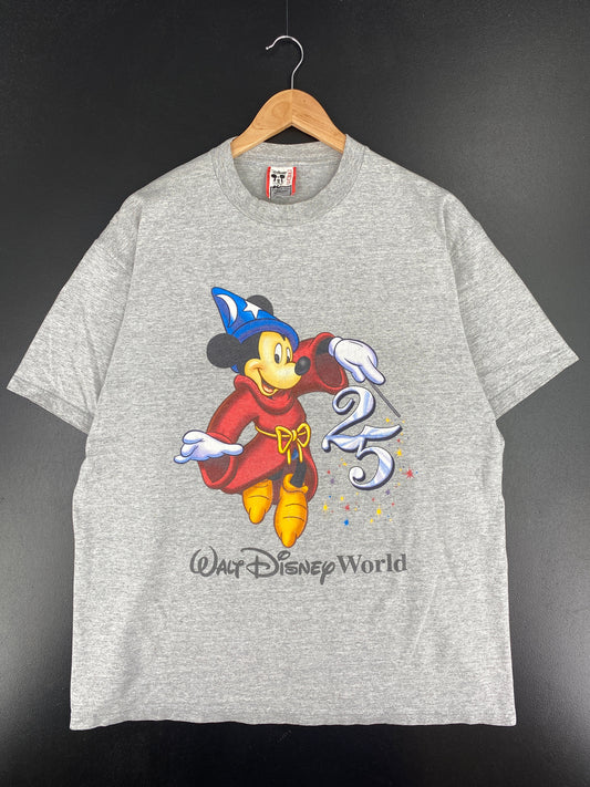 90's WALT DISNEY WORLD Made in USA Size XL Vintage T-Shirt / F83T