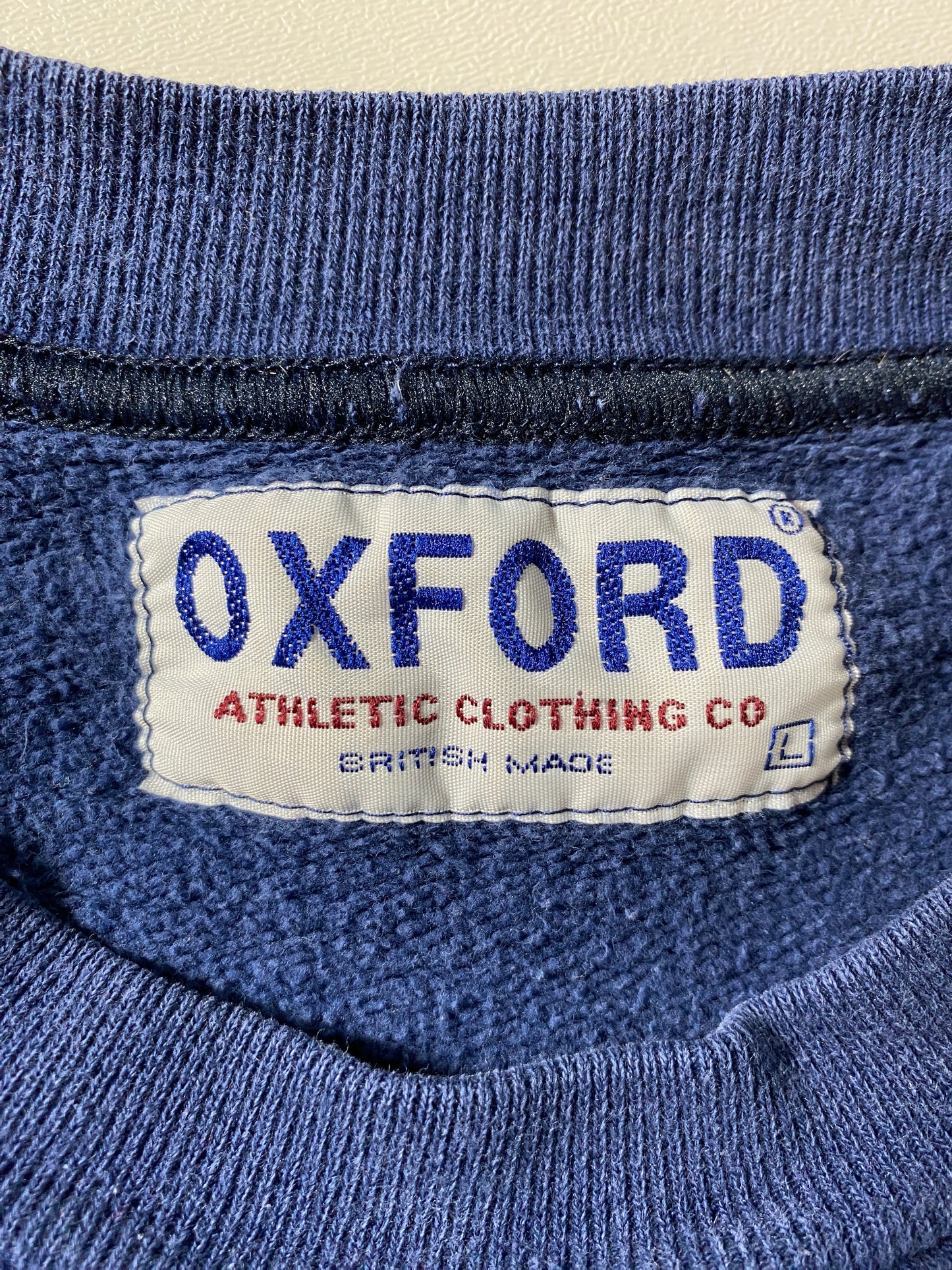 Vintage OXFORD UNIVERSITY Size L Vintage College Sweat-shirt / F58S