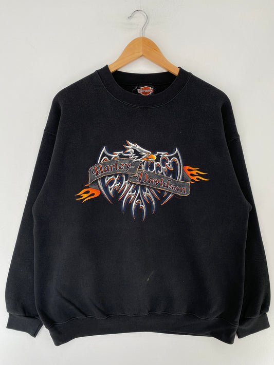 2000 HARLEY DAVIDSON Size Approx.L Vintage Sweat-Shirt / F526S