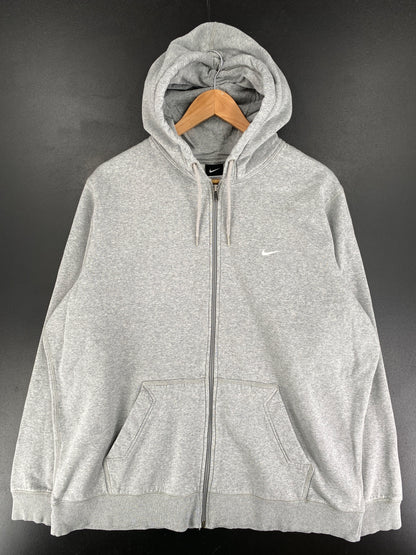 00' NIKE MINI SWOOSH Size XXL Vintage Zip Up Hoodie Sweat-shirt / F14S