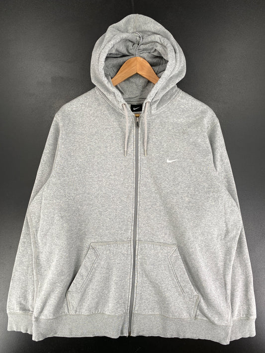 00' NIKE MINI SWOOSH Size XXL Vintage Zip Up Hoodie Sweat-shirt / F14S