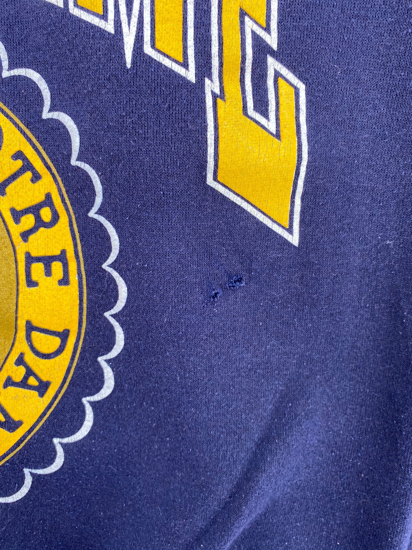 90's NOTRE DAME MAde in USA Size L Vintage College Sweat-shirt / F141S