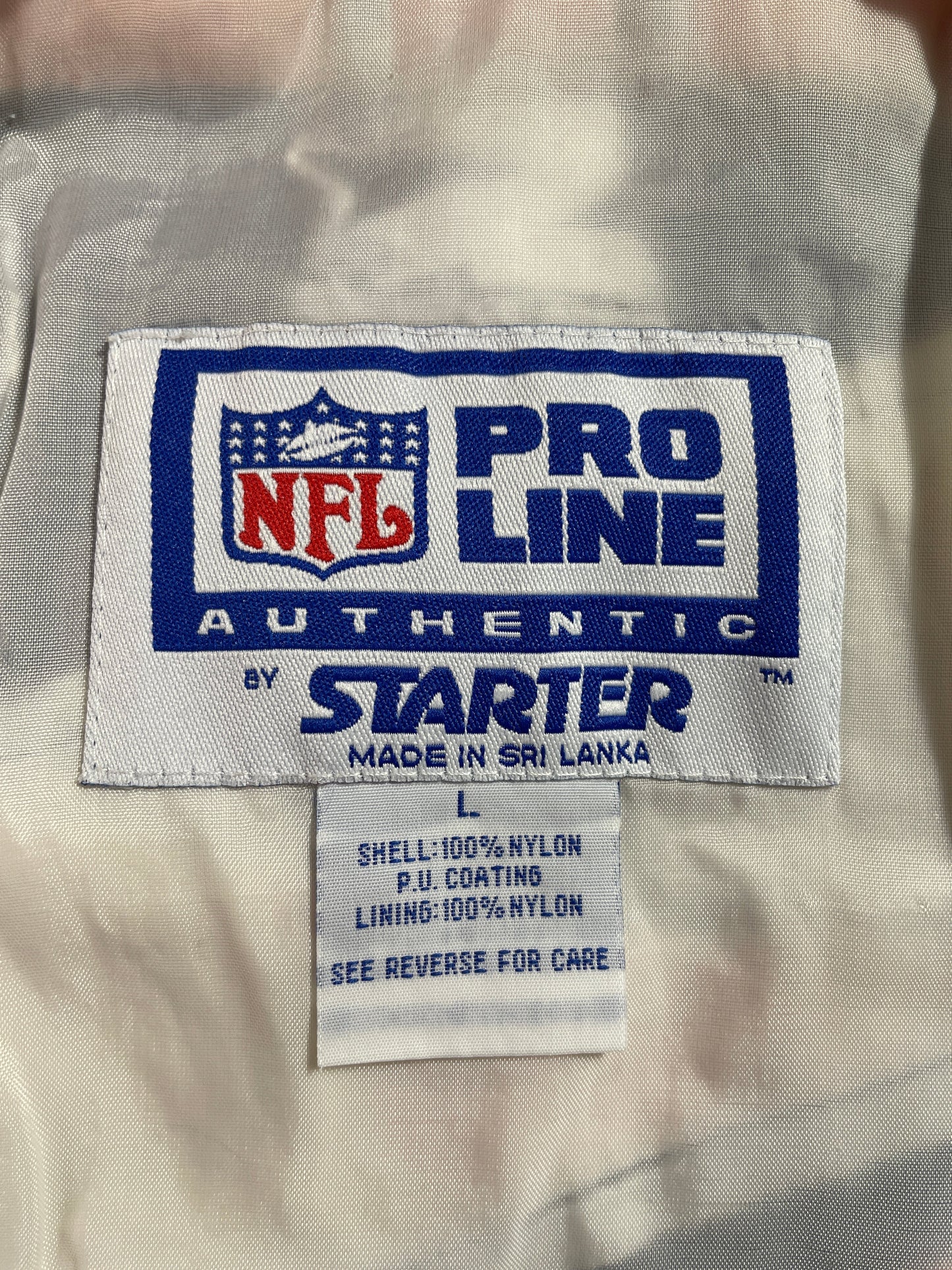 90’s STARTER x CHICAGO BEARS Size L Vintage NFL Nylon Jacket / F4540N