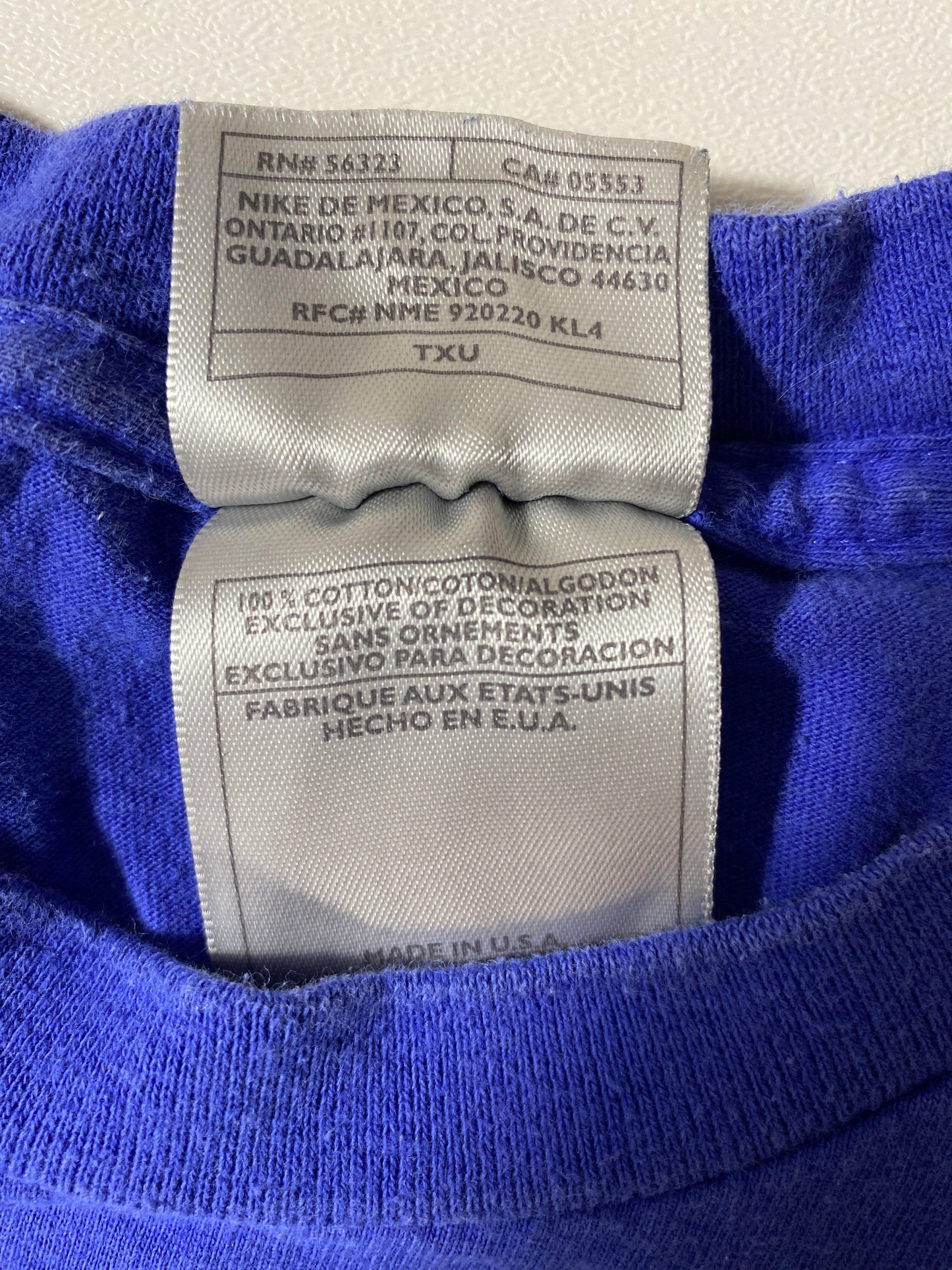 90’s NIKE AIR Made in USA Size XXL Vintage T-shirt / G2823T