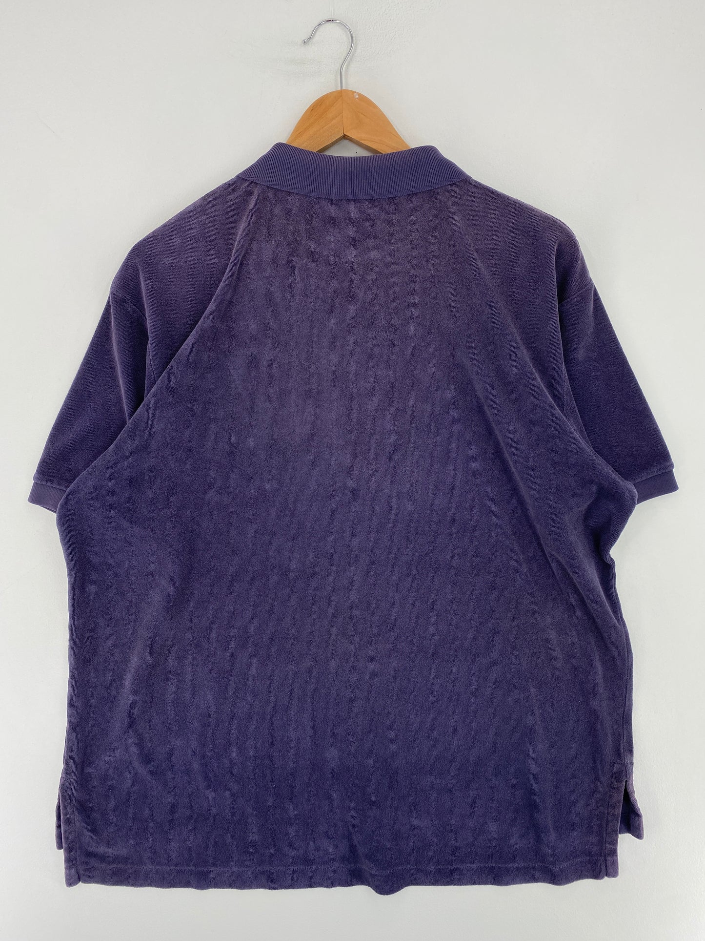 90's POLO RALPH LAUREN Size XL Vintage Fleece Polo-Shirt / E9152R