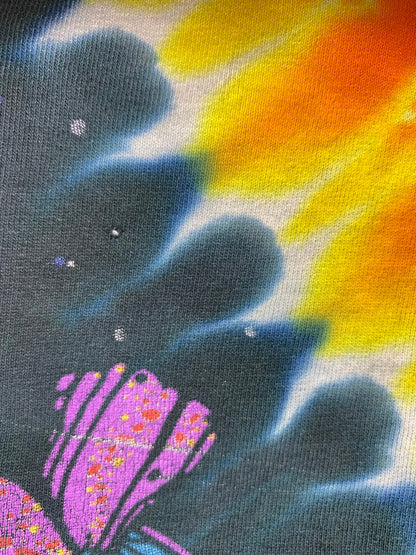 Vintage LIQUID BLUE x TIE-DYE SPACE MUSHROOM Size M T-Shirt / F3687T