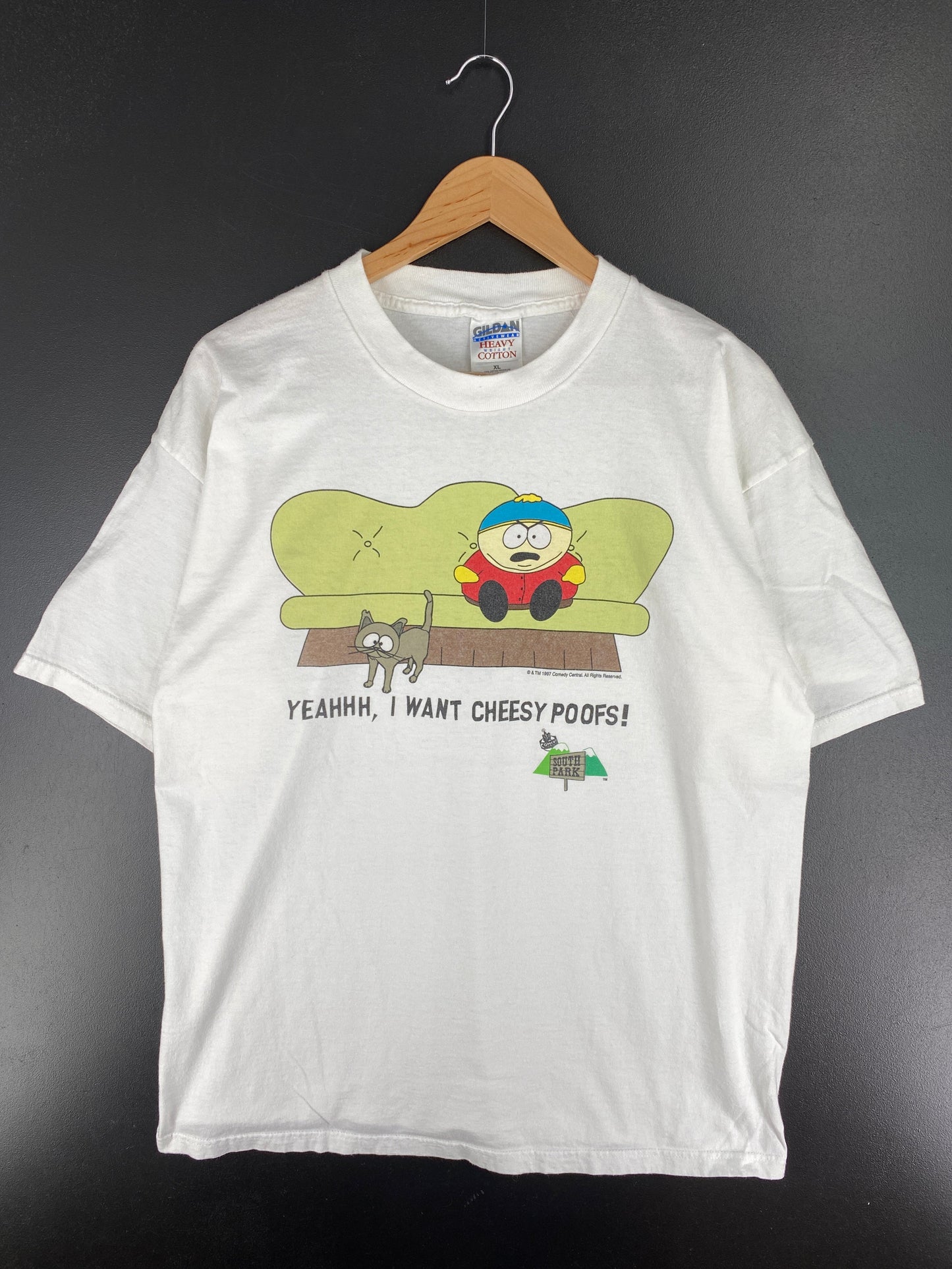 1997 SOUTH PARK Size XL Vintage T-Shirt / E7069T