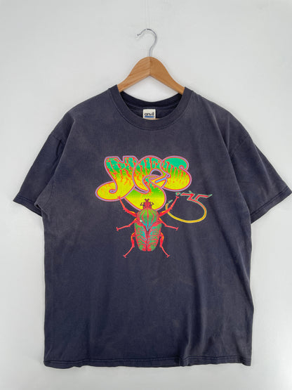 2004 YES TOUR Size XL Vintage Music T-Shirt / E8332T