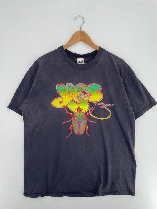 2004 YES TOUR Size XL Vintage Music T-Shirt / E8332T