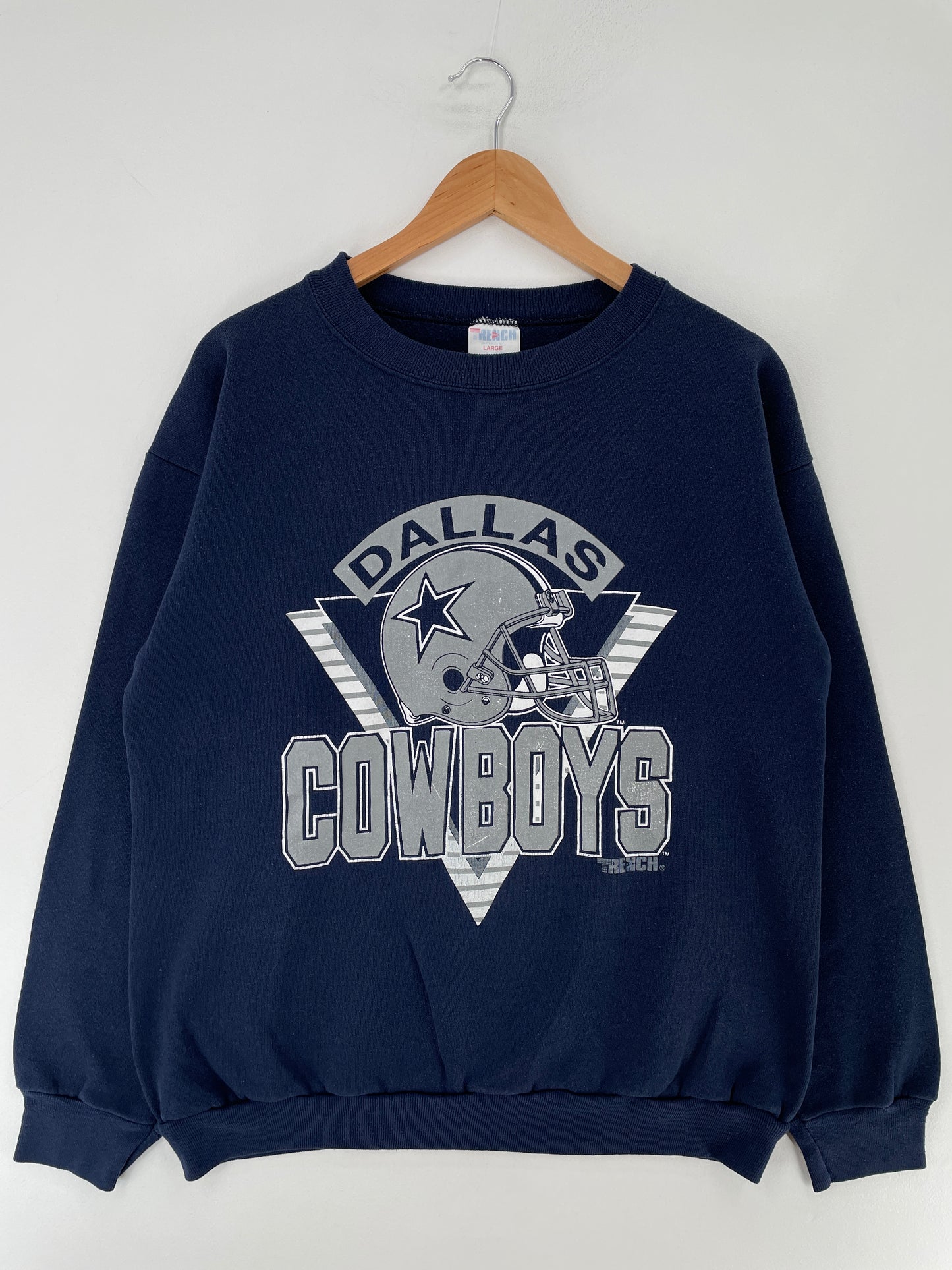 90's DALLAS COWBOYS Made in USA Size L Vintage College Sweat-shirt / E9924S