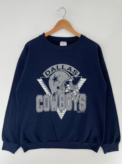 90's DALLAS COWBOYS Made in USA Size L Vintage College Sweat-shirt / E9924S