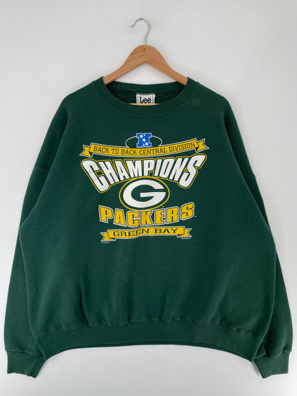 1996 GREEN BAY PACKERS Made in USA Size XXL Vintage NFL Sweat-Shirt / E7446S