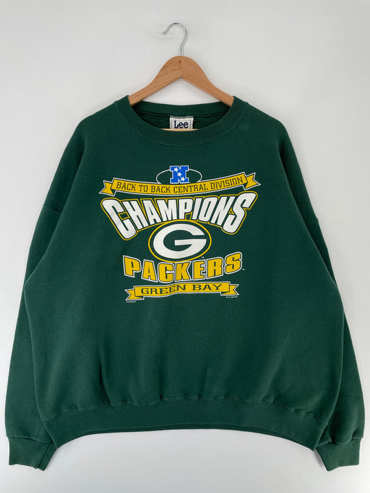 1996 GREEN BAY PACKERS Made in USA Size XXL Vintage NFL Sweat-Shirt / E7446S