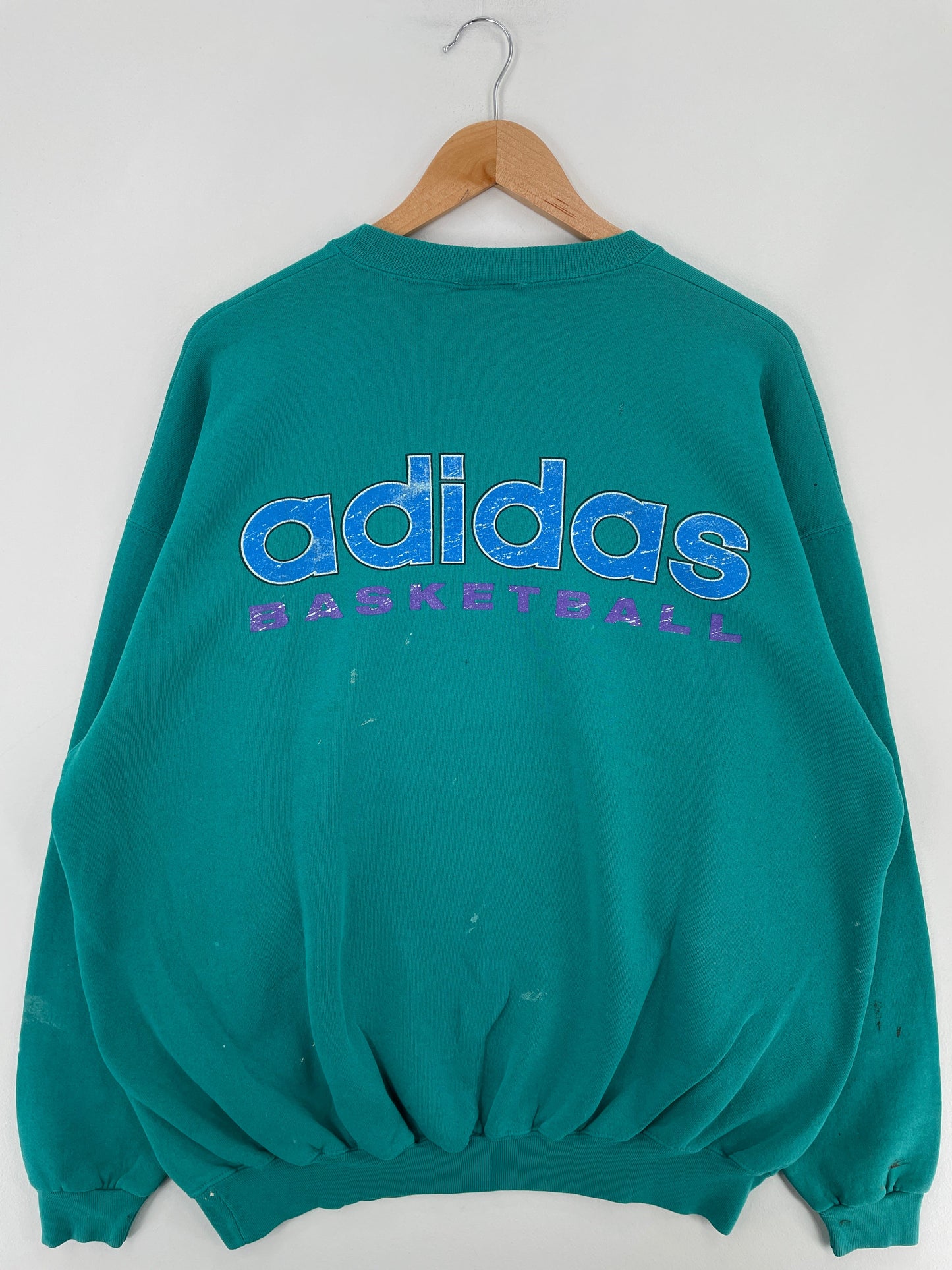 90's ADIDAS Made in USA Size XXL Vintage Sweat-Shirt / G2477S