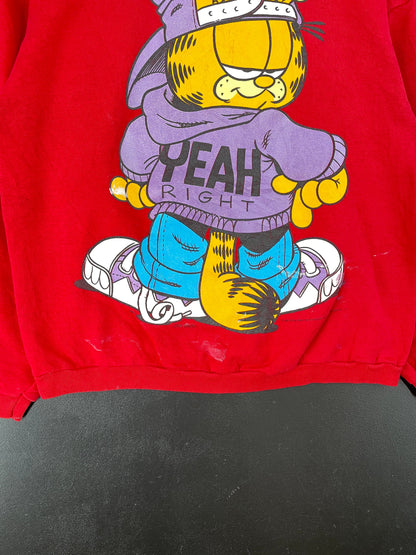 90's GARFILD Made in USA Size M Vintage Sweat-shirt / F2207S