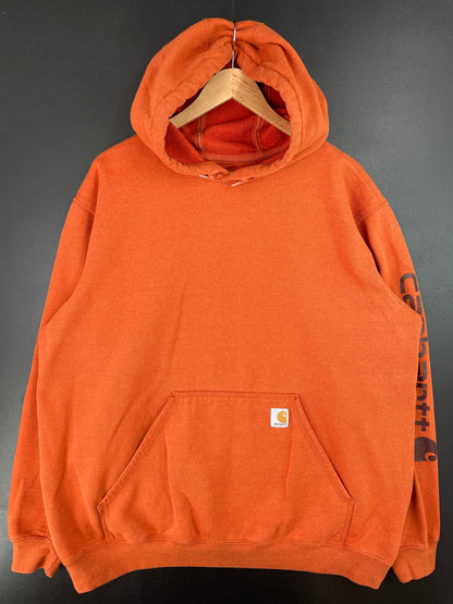 Vintage CARHARTT Size XL Hoodie Sweat-Shirt / F7683S