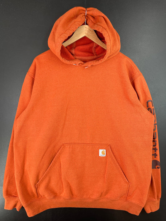 Vintage CARHARTT Size XL Hoodie Sweat-Shirt / F7683S