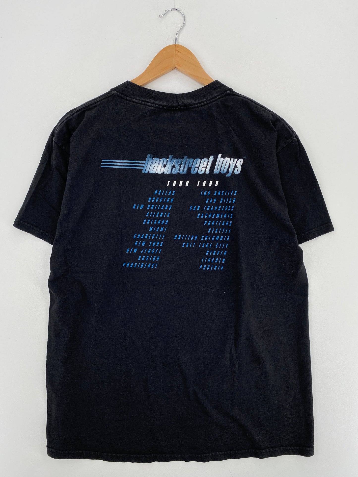 1998 BACKSTREET BOYS Size L Vintage Music T-Shirt / E7156T