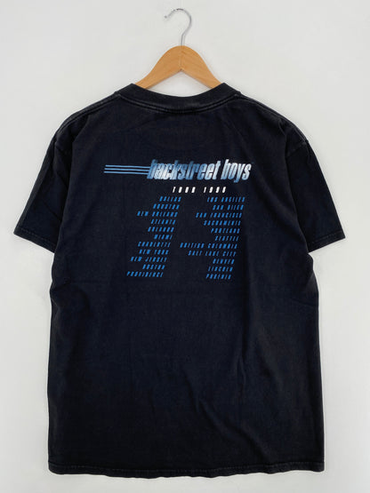 1998 BACKSTREET BOYS Size L Vintage Music T-Shirt / E7156T