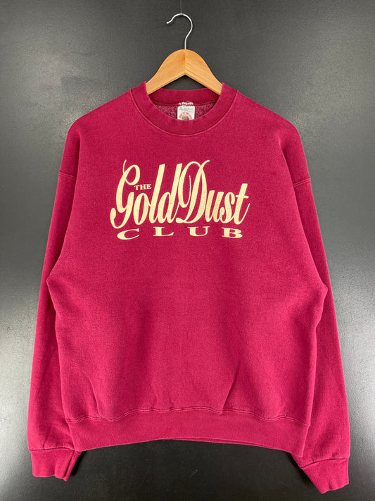 90's THE GOLD DUST CLUB Made in USA Size XL Vintage Sweat-Shirt / F157S