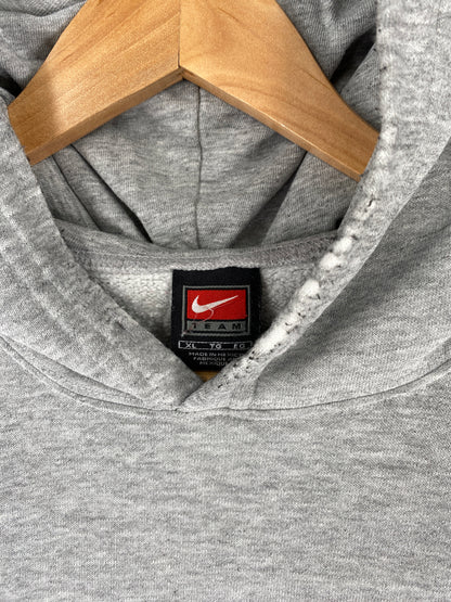 00' NIKE x NEBRASKA Size XL Vintage College Hoodie Sweat-Shirt / E7870S