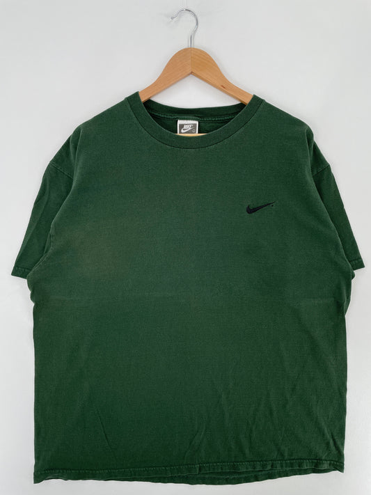 90’s NIKE MINI SWOOSH Made in USA Size L Vintage T-Shirt / F1381T