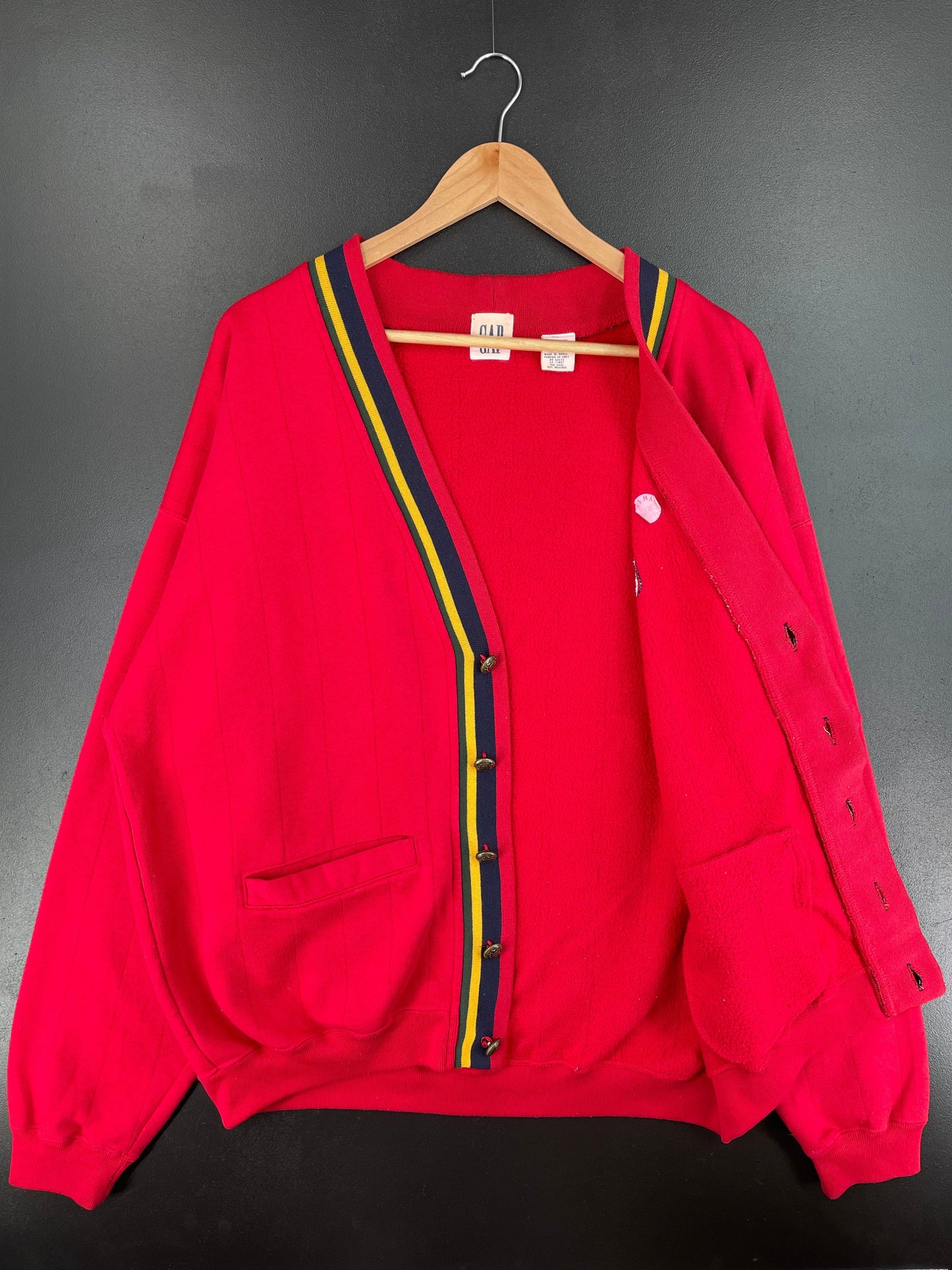 90’s GAP Size XL Sweat Cardigan / G1273S
