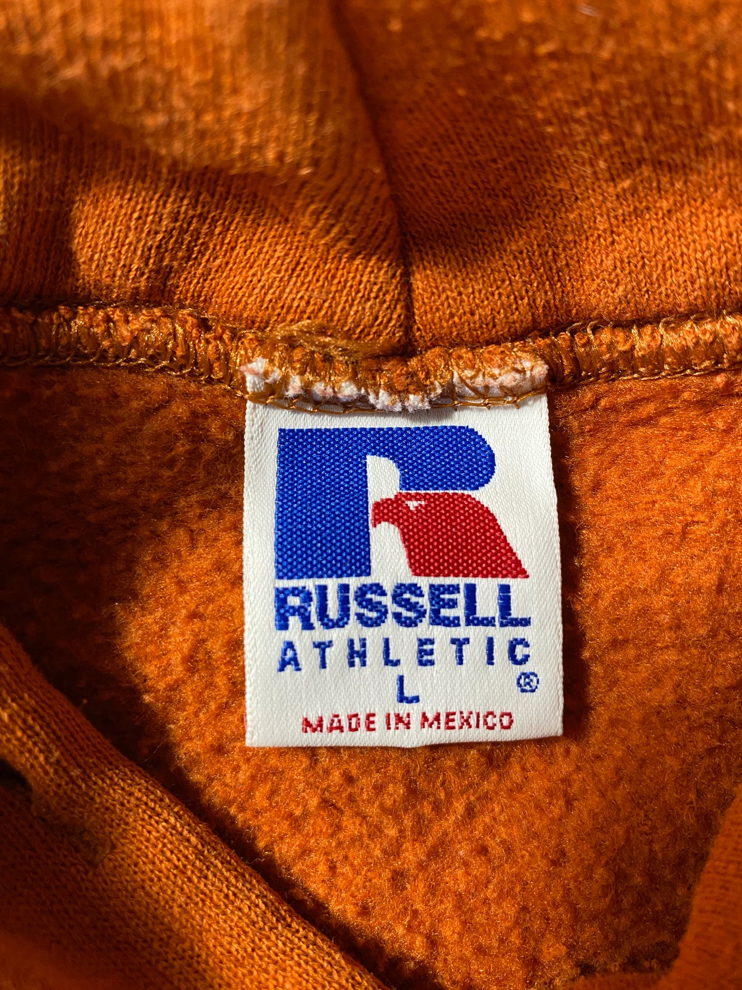 Vintage TEXAS Size L Vintage College Hoodie Sweat-shirt / F490S