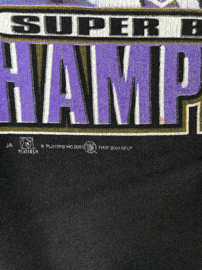 2001 BALTIMORE RAVENS Size L Vintage NFL Sweat-Shirt / F615S