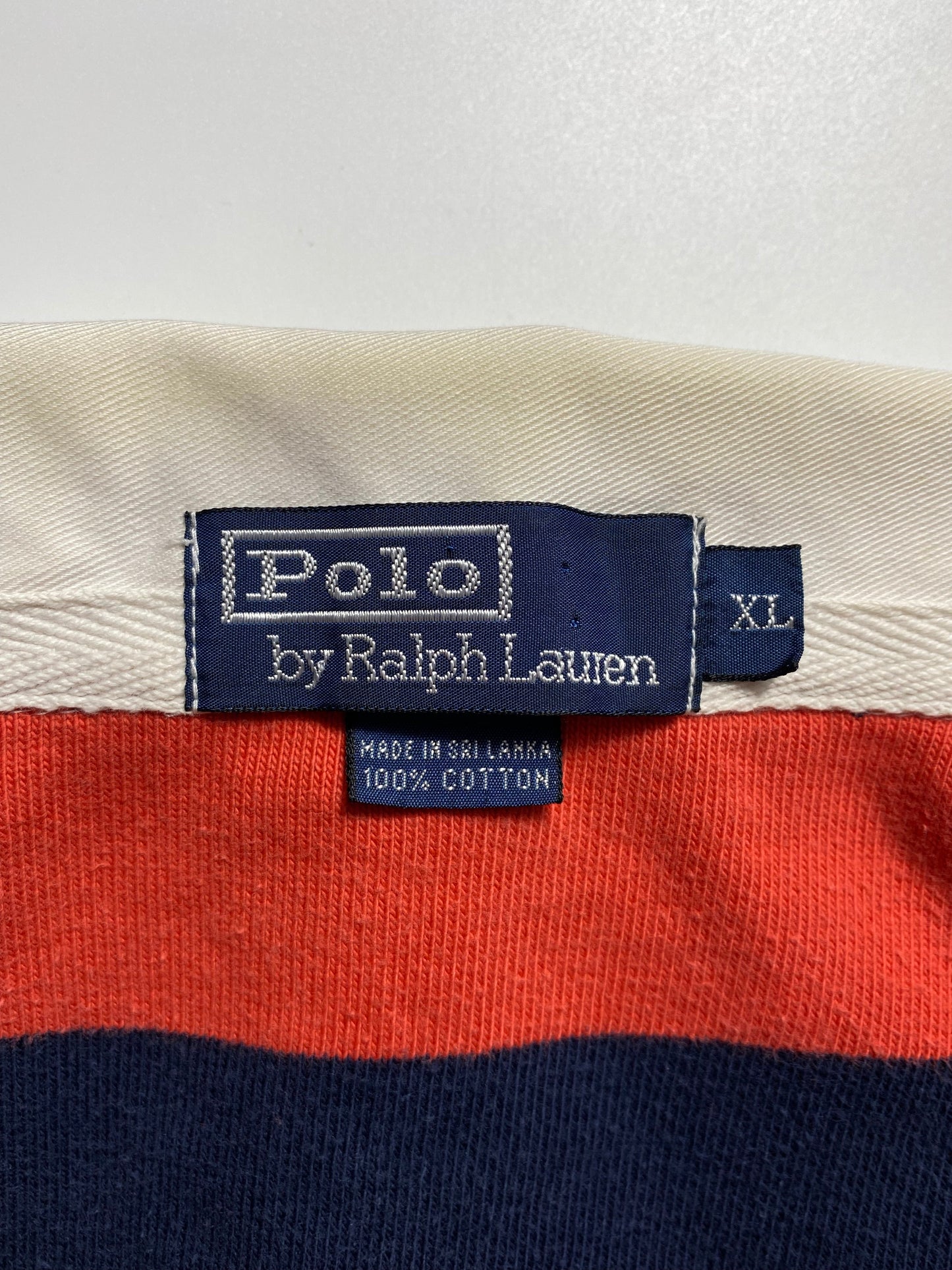 Vintage POLO RALPH LAUREN Size XL Rugby-Shirt / F8230R