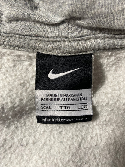 00' NIKE MINI SWOOSH Size XXL Vintage Zip Up Hoodie Sweat-shirt / F14S