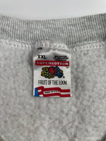 90's MICHIGAN STATE Made in USA Size XXL Vintage College Sweat-Shirt / F4166S