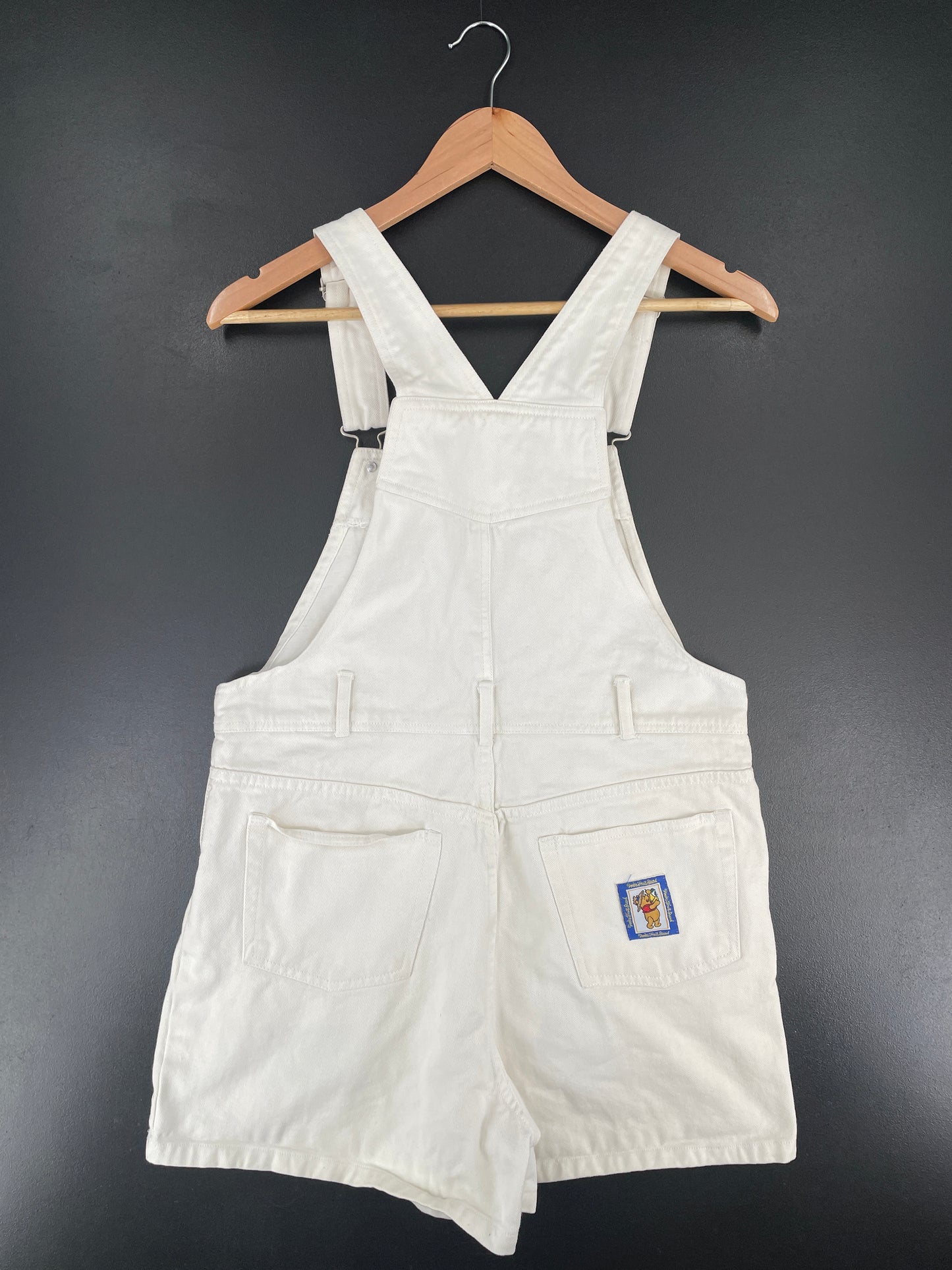 00' DISNEY WINNIE THE POOH Size S Vintage Denim Overall / E7889P