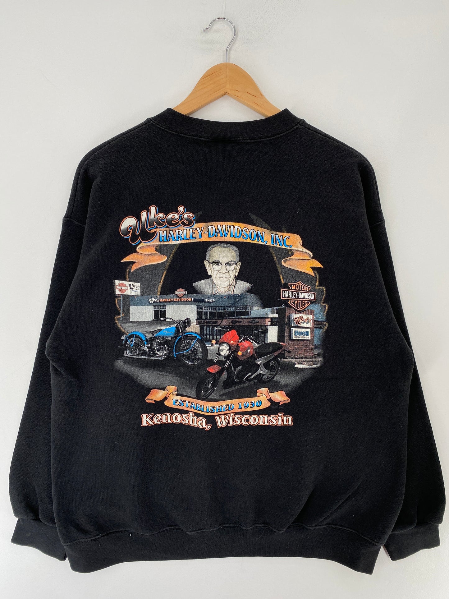 2000 HARLEY DAVIDSON Size Approx.L Vintage Sweat-Shirt / F526S