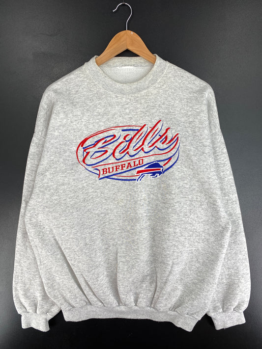 Vintage BUFFALO BILLS Size No Tag (Approx.XL) NFL Sweat-Shirt / E9128S