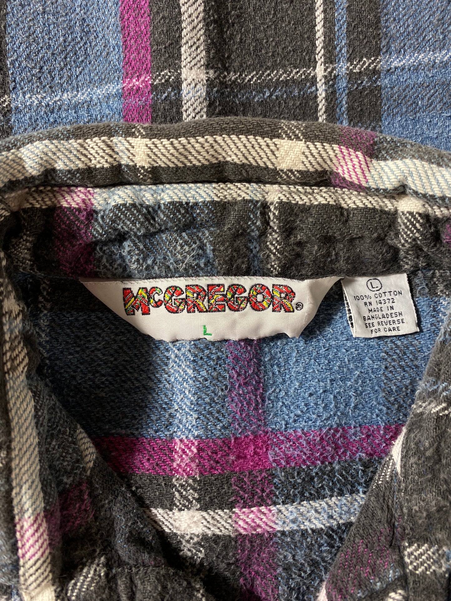 Vintage McGREGOR Size L Flannel Shirt / E7583B