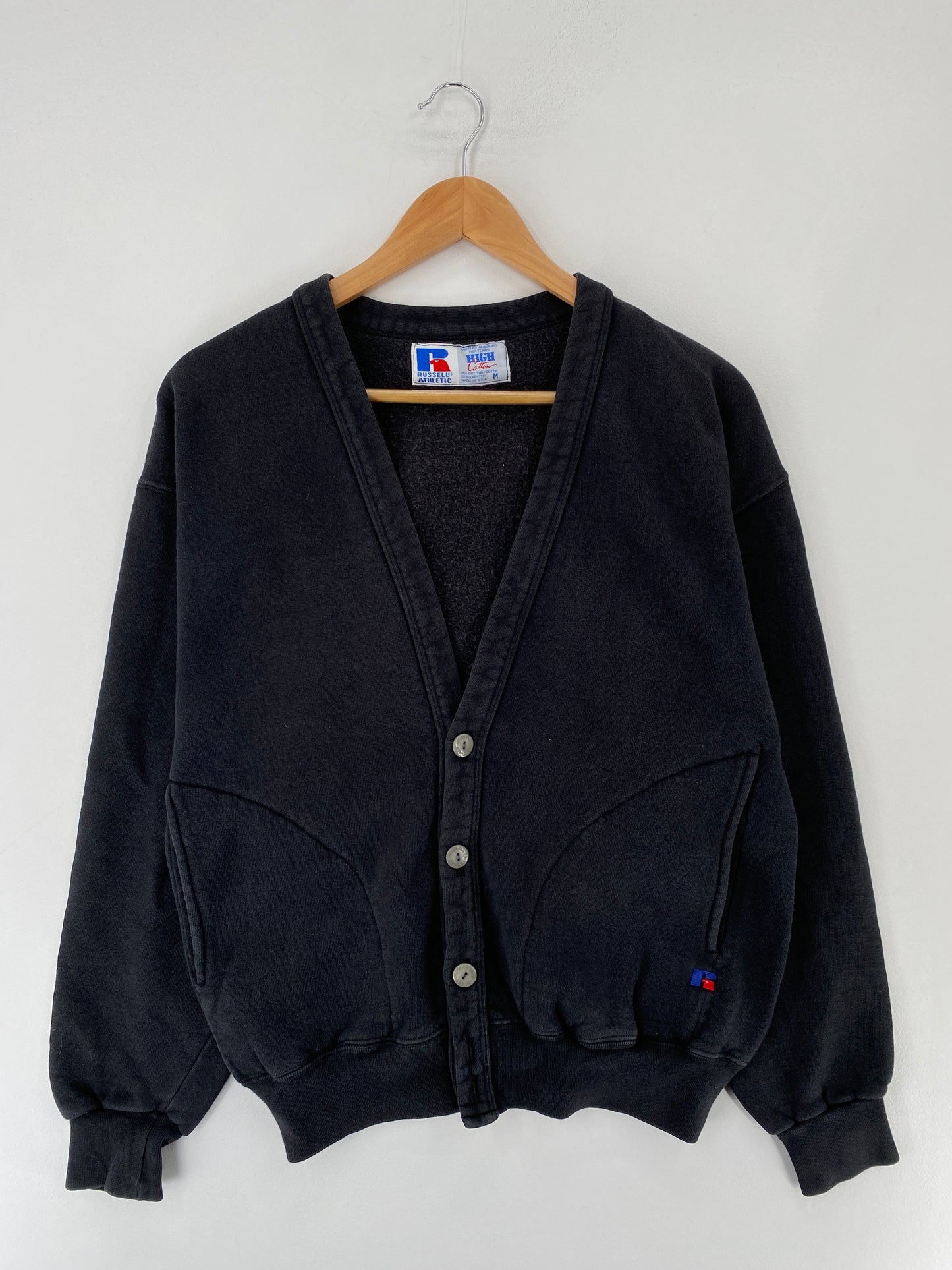 .90’s RUSSELL Made in USA Size M Sweat Cardigan / E8132S