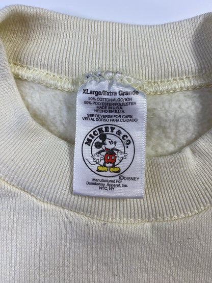 90's DISNEY MICKEY Made in USA Size XL Vintage Sweat-Shirt / E8879S