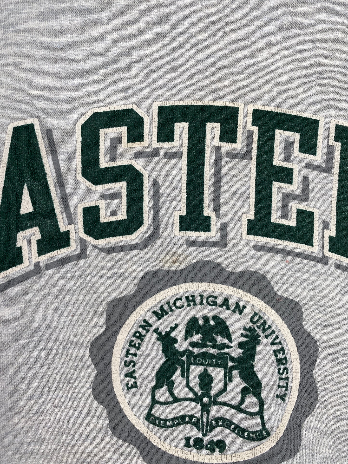 90's EASTERN MICHIGAN Size L Vintage College Sweat shirt / E9074S
